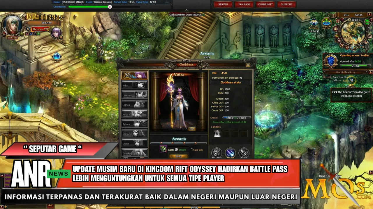Update Musim Baru di Kingdom Rift Odyssey Hadirkan Battle Pass Lebih Menguntungkan untuk Semua Tipe Player