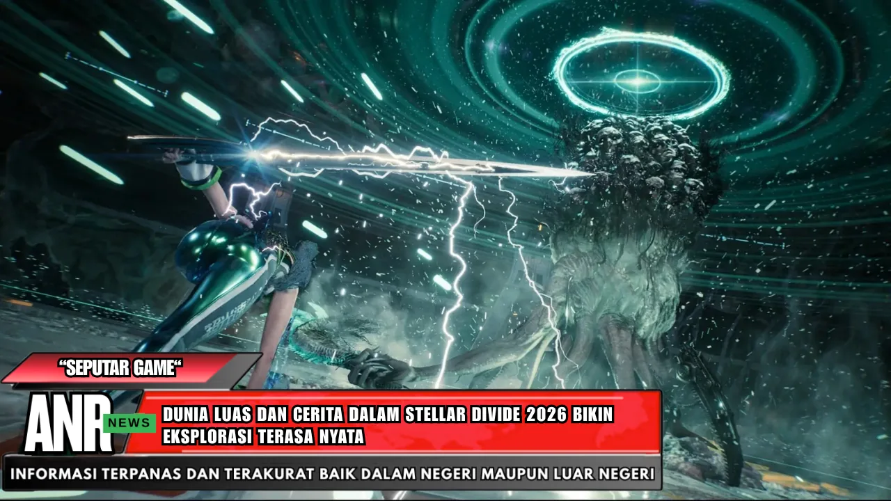Dunia luas dan cerita dalam Stellar Divide 2026 bikin eksplorasi terasa nyata