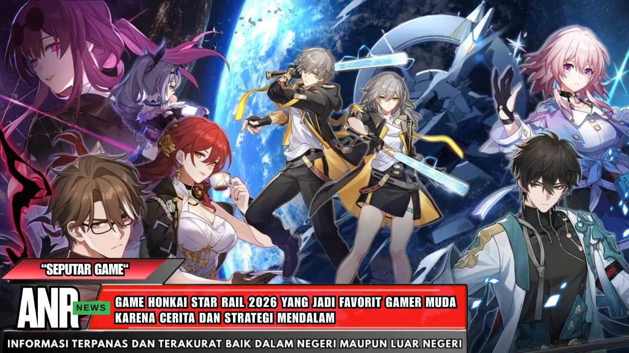 Game Honkai Star Rail 2026 yang jadi favorit gamer muda karena cerita dan strategi mendalam