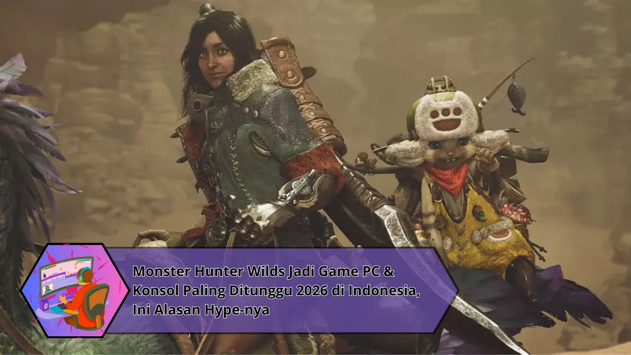 Monster Hunter Wilds Jadi Game PC & Konsol Paling Ditunggu 2026 di Indonesia, Ini Alasan Hype-nya