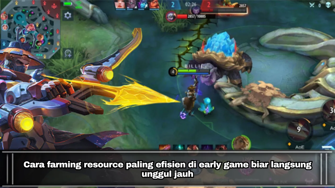 Cara farming resource paling efisien di early game biar langsung unggul jauh