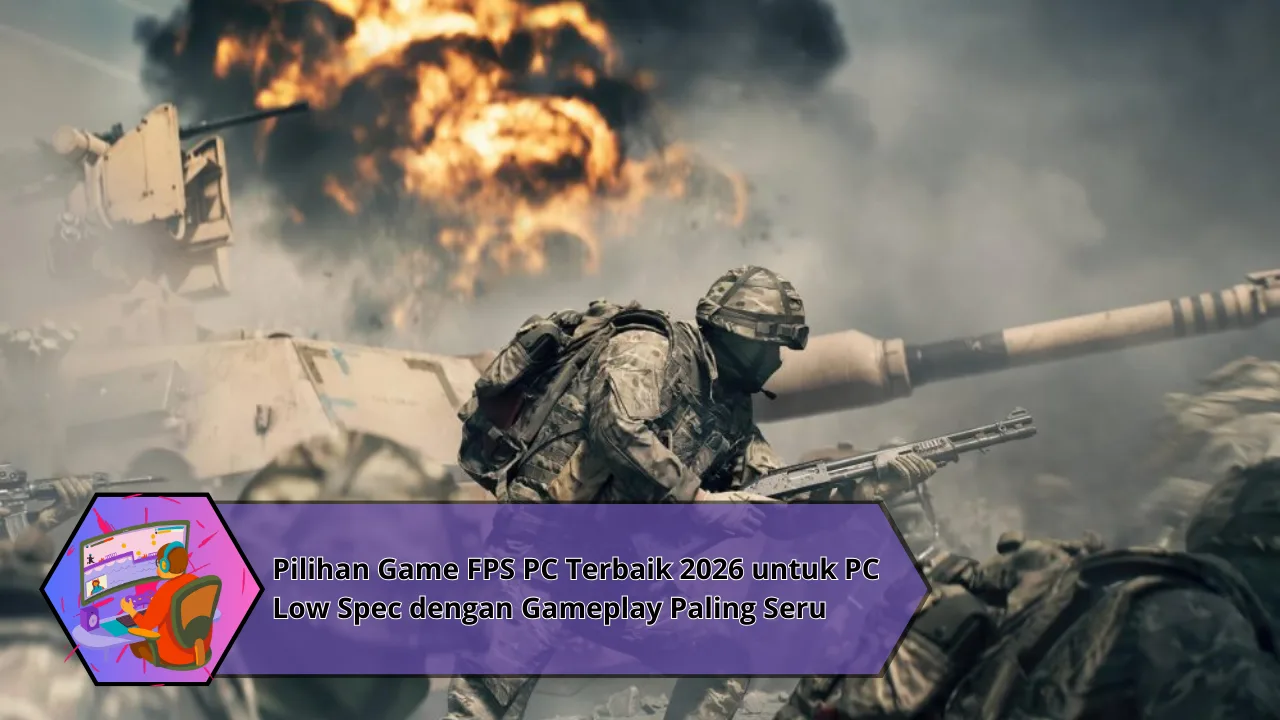 Pilihan Game FPS PC Terbaik 2026 untuk PC Low Spec dengan Gameplay Paling Seru