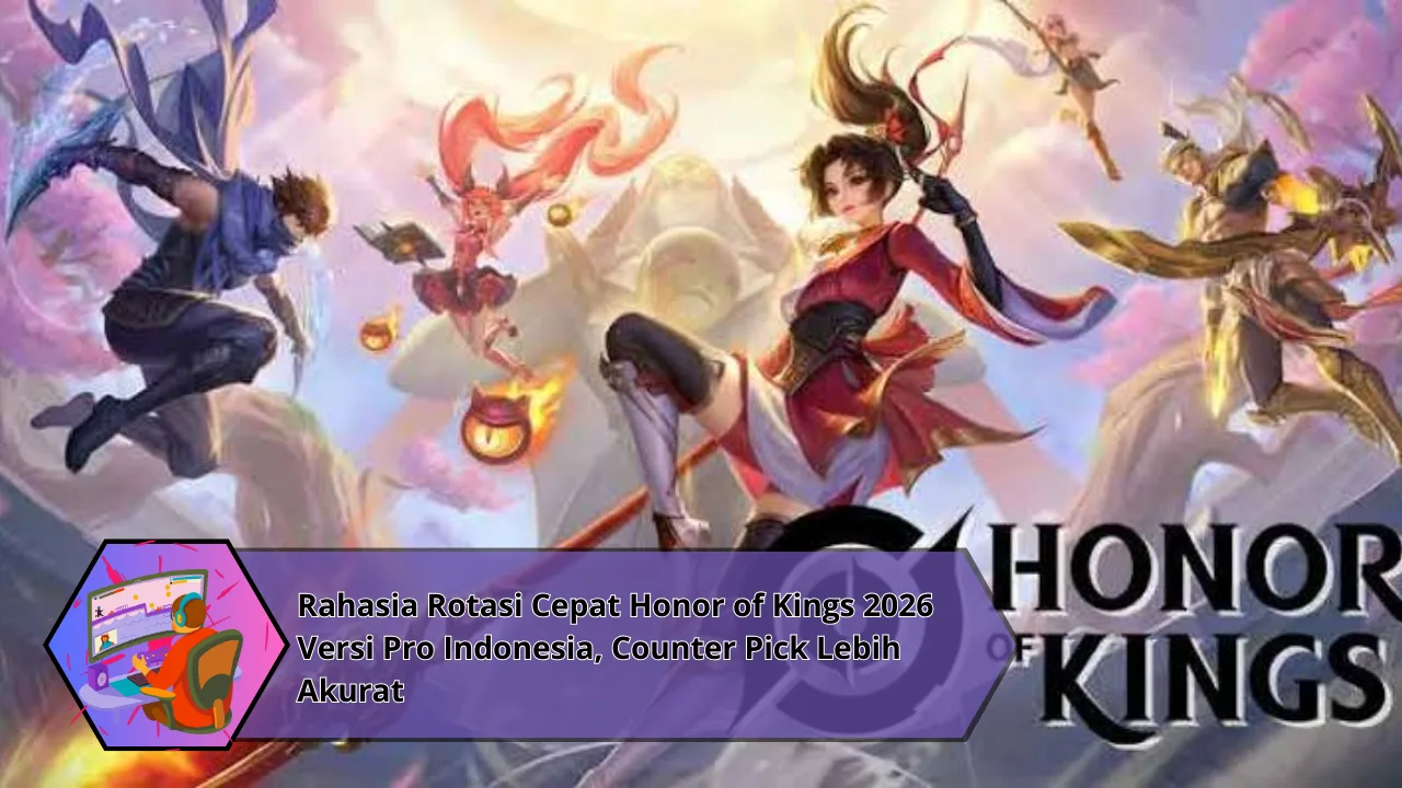 Rahasia Rotasi Cepat Honor of Kings 2026 Versi Pro Indonesia, Counter Pick Lebih Akurat