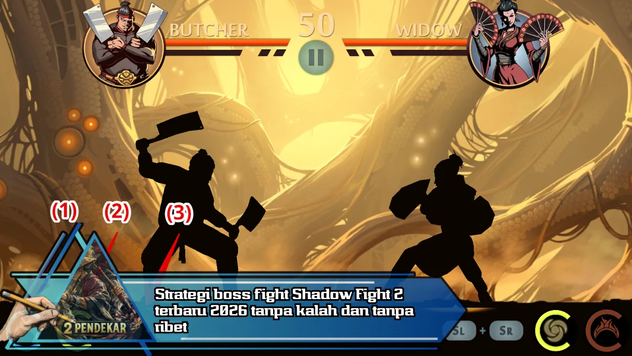 Strategi boss fight Shadow Fight 2 terbaru 2026 tanpa kalah dan tanpa ribet