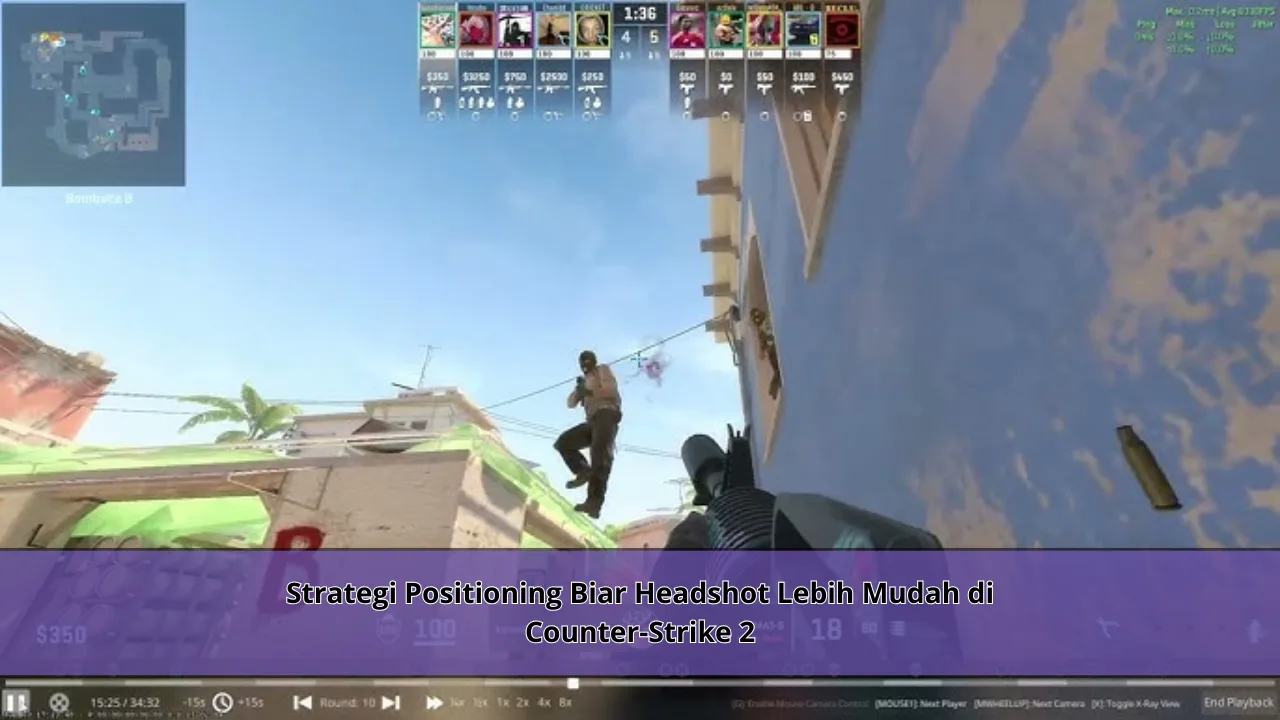 Strategi Positioning Biar Headshot Lebih Mudah di Counter-Strike 2
