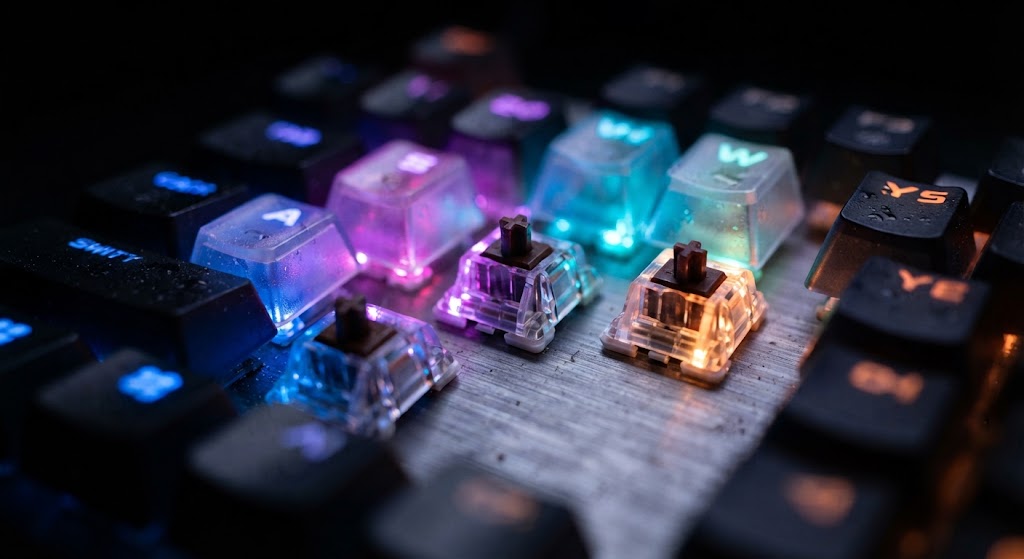 Panduan Memilih Mechanical Keyboard Gaming: Red vs Brown vs Optical Switch untuk Performa Maksimal